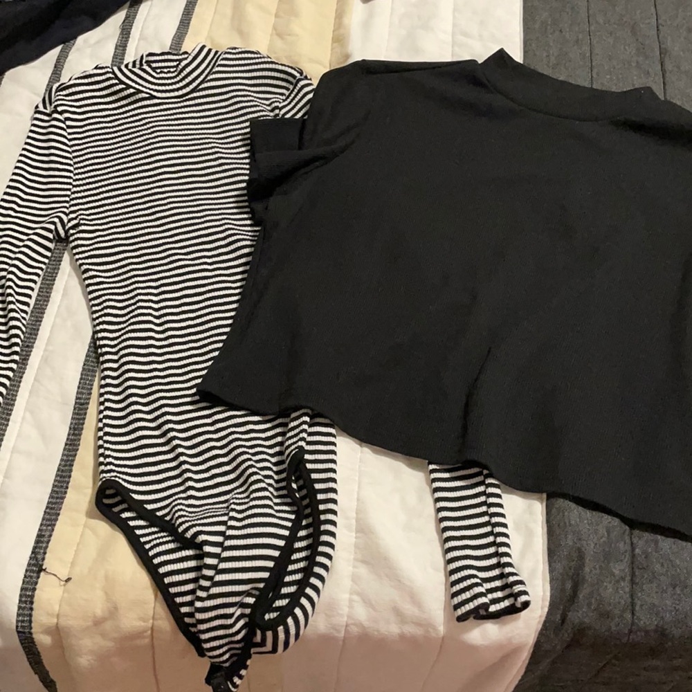 Bodysuit and crop top from SHEIN
